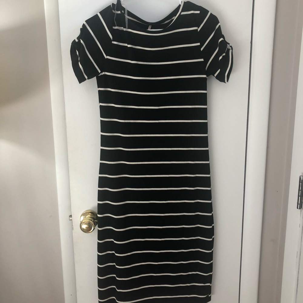 Striped t shirt dress